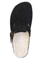 Mubb, klassieke damespantoffels, breedte H, met lamsvacht 