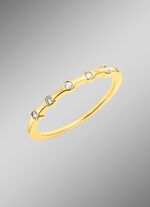 Luxe damesring van goud met diamanten 