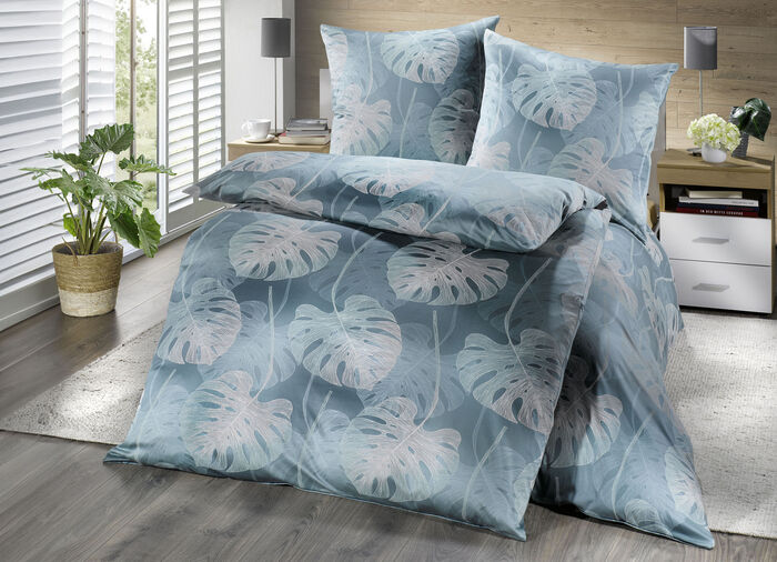 Mako satijnen beddengoedset van Estella GROEN