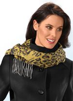 Sjaal met roofdierdessin 