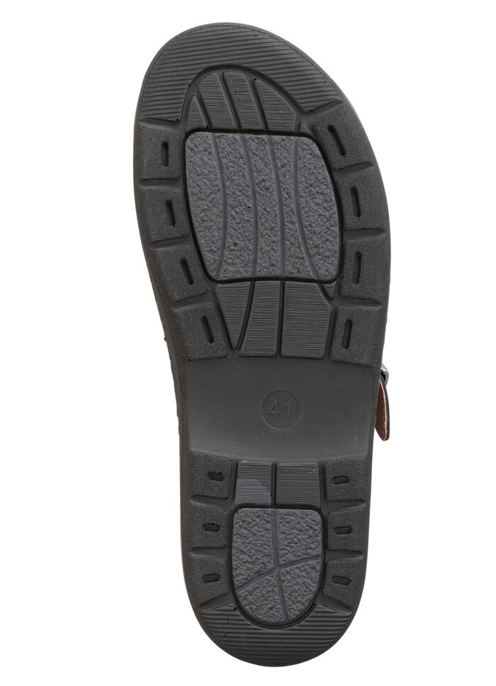 GINO GALANTE klomp van generfd nappaleer ZWART