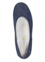 Ranger ballerina's gemaakt van nubuckleer MARINE