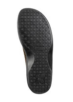 Slippers gemaakt van elastisch gebreid materiaal BRUIN