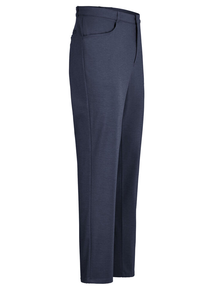 Prachtige broek van "Klaus Modelle" in 4 kleuren MARINE MELANGE