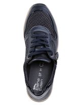 ELENA EDEN sneaker met veters en uitneembaar leren voetbed DONKERBLAUW