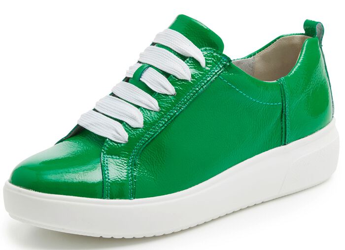 Waldl&auml;ufer, trendy dames veterschoenen, breedte H, met uitneembaar voetbed GROEN