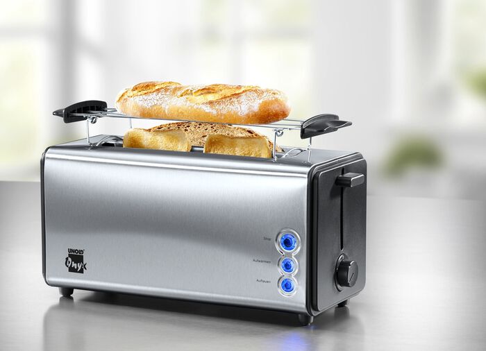 Unold dubbele broodrooster met lange gleuven voor maximaal 4 boterhammen 