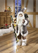 Kerstman met verlichting 