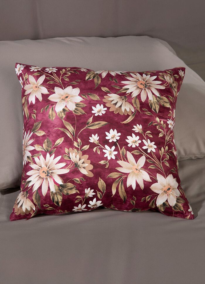 Kussensloop met fluweellook 