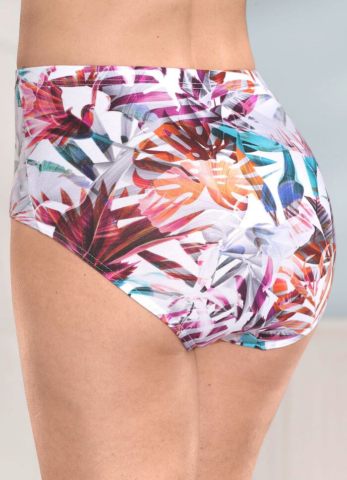 Laurina vierpack slips met kleurrijk printdesign 