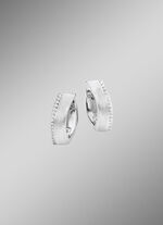 Prachtige creolen met zirkonia 