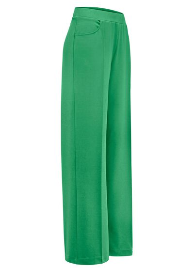 Broek in een modieuze wijdte 