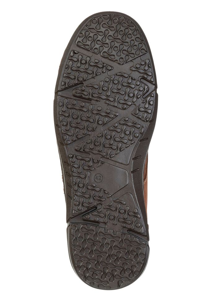 GINO GALANTE, klassieke herenpantoffels, met klittenbandsluiting COGNAC