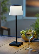 Tafellamp, bruin ZWART-WIT