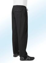 Pull-on jeans met elastische band en trekkoord in 4 kleuren ZWART