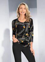 Shirt met 3/4-mouwen 