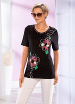 Shirt met glittereffect op de voorkant 