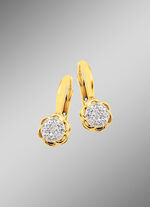 Oorbellen met diamanten 