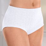 Set van vijf slips met jacquardmotief 