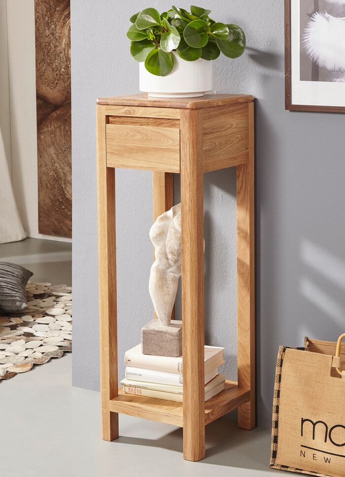 Bijzettafel gemaakt van geolied massief hout 