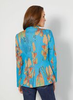 Blazer van hoogwaardig jacquardbreisel 