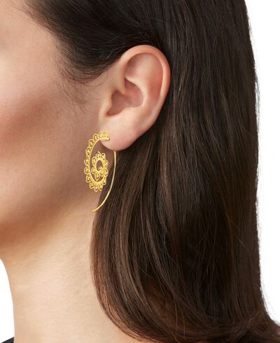 Filigraan gouden oorbellen 