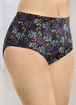 Verpakking van vier slips met kleurrijk printdesign 