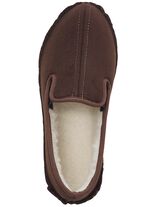 Gevoerde herenpantoffels, met nieuwe wol 