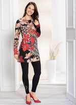 Tuniek met briljante kleuren inkjetprint 