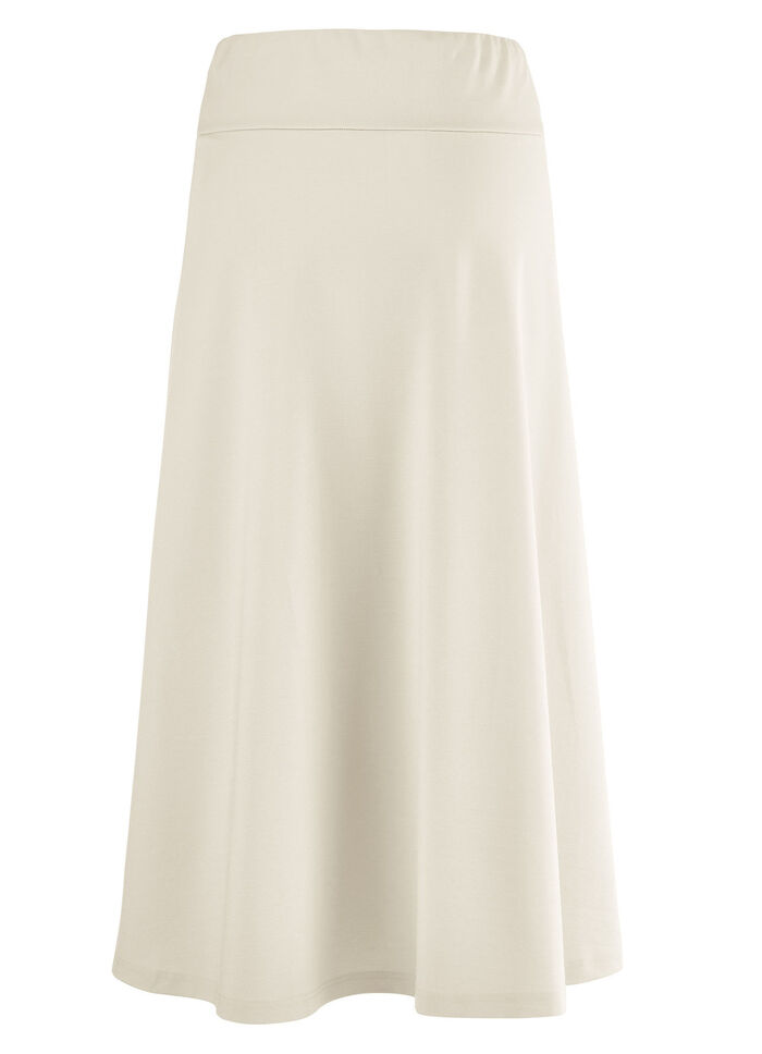 Rok met plooien BEIGE