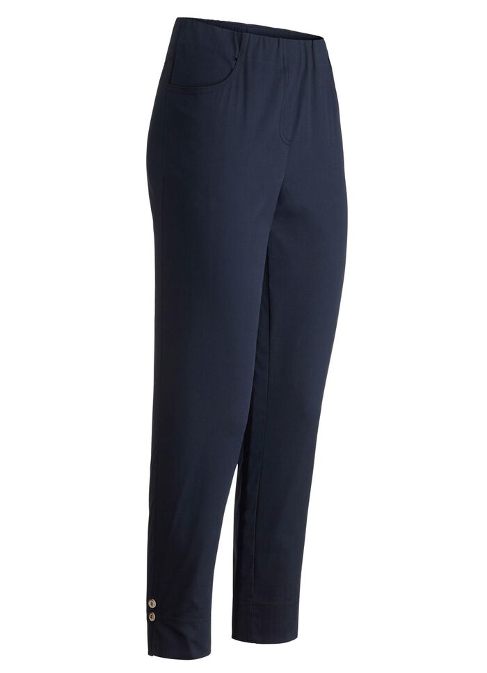 Broek met decoratieve sierknopen 