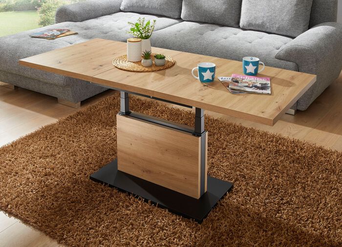Salontafel met een geavanceerde liftfunctie 