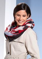 Lussensjaal met fantasiedesign 