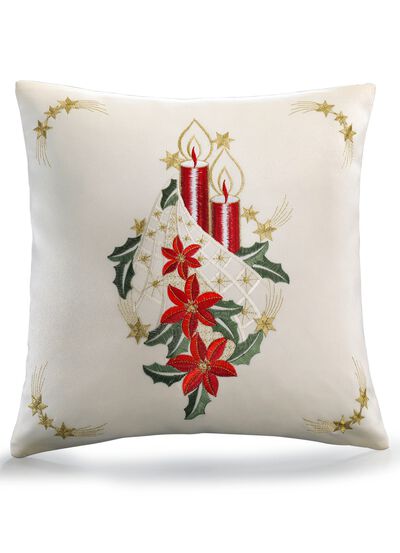 Kerstachtige tafel- en kamerdecoratie 