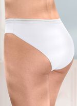 Verpakking van vier slips met decoratieve elastische tailleband 