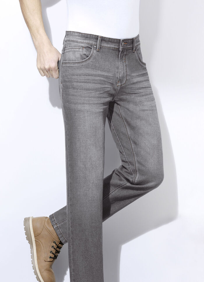 Modieuze jeans in 3 kleuren GRIJS