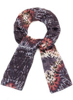 Sjaal met fantasiedessin 