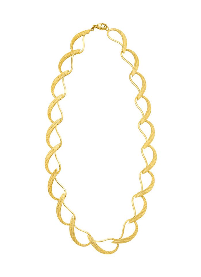 Vergulde zilveren ketting 