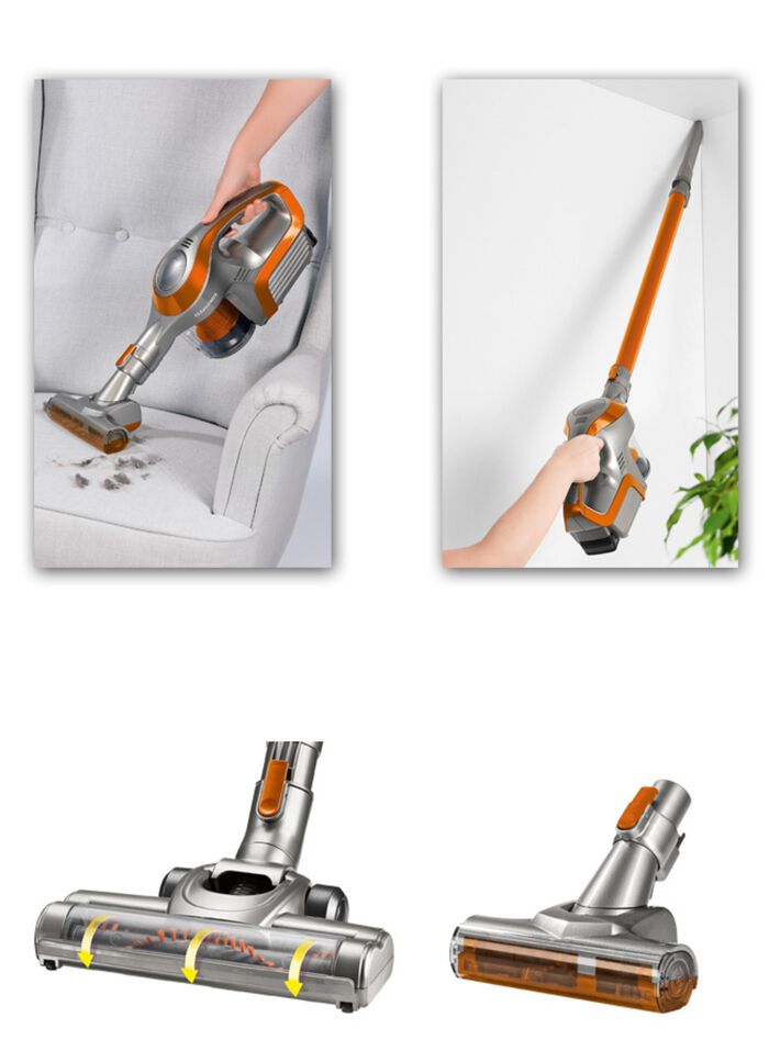 Oplaadbare handstofzuiger met krachtige accu 