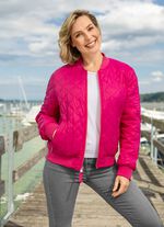 Functionele omkeerbare blouson met tweewegrits 