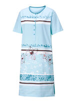 Set van twee nachthemden met geplaatste print op de voorkant 