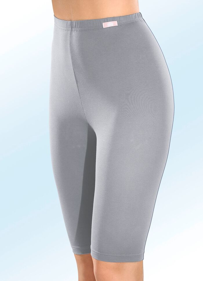 Set van twee fietsbroeken met elastische tailleband 