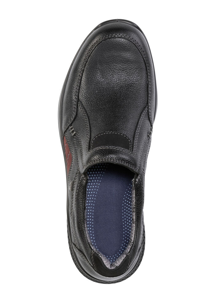Slippers voorzien van klimaatmembraan ZWART-BORDEAUXROOD