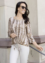 Tuniek met mooie print 