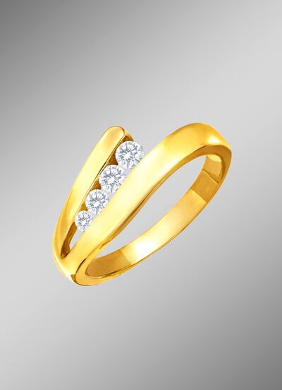 Damesring met briljanten 