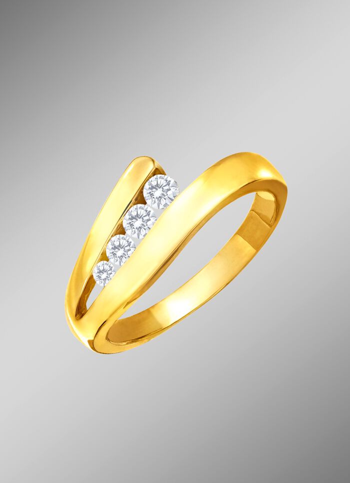 Damesring met briljanten 