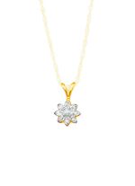 Hanger met briljant en diamanten 