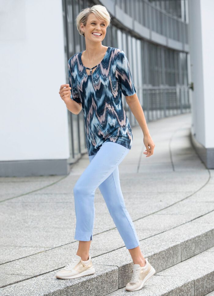 Shirt met ongebruikelijke halslijn 