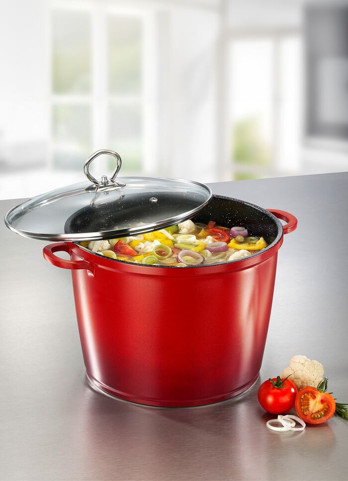 &ldquo;KING&rdquo; gegoten aluminium pan met keramische antiaanbaklaag 