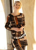 Gebreide tuniek van fijn breisel 